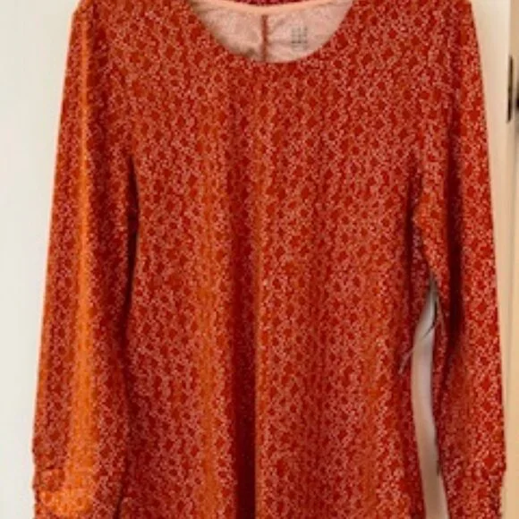 TITLE NINE Grace 2.0 Long Sleeve Top - Trellis - Picture 5 of 5